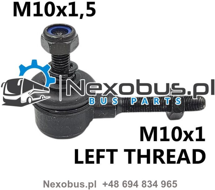 Końcówka drążka drzwi Bova Futura Setra M10x1/M10x1,5 lewa - Portière et pièces pour Bus: photos 1 Końcówka drążka drzwi Bova Futura Setra M10x1/M10x1,5 lewa - Portière et pièces pour Bus: photos 1