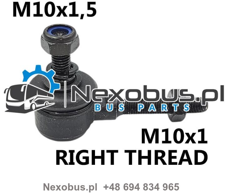 Końcówka drążka drzwi Bova Futura Setra M10x1/M10x1,5 prawa - Portière et pièces pour Bus: photos 1 Końcówka drążka drzwi Bova Futura Setra M10x1/M10x1,5 prawa - Portière et pièces pour Bus: photos 1