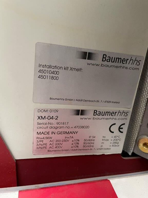 Baumer HHS PreMelter XMelt XM-04-2200 - Relieuse: photos 2 Baumer HHS PreMelter XMelt XM-04-2200 - Relieuse: photos 2