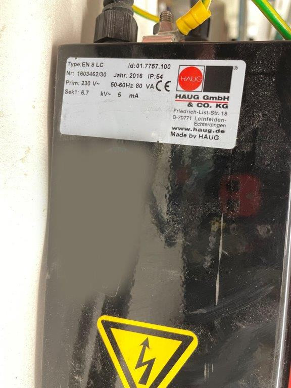 Deionization - Discharge power supply Haug EN 8 LC - Plieuse de bureau: photos 2 Deionization - Discharge power supply Haug EN 8 LC - Plieuse de bureau: photos 2