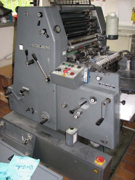 Heidelberg GTO 52 single-color offset press - Presse offset: photos 1 Heidelberg GTO 52 single-color offset press - Presse offset: photos 1