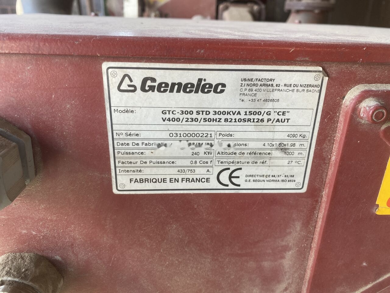 Genelec 300 kVa IVECO - Groupe électrogène: photos 5 Genelec 300 kVa IVECO - Groupe électrogène: photos 5