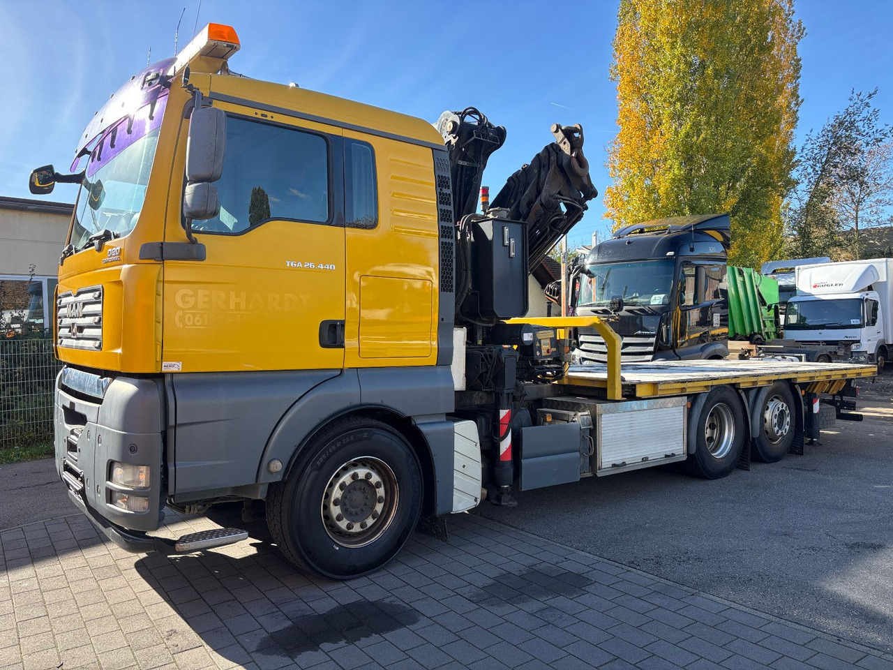 MAN TGA 26.440 FASSI F450AXP Containerauf./Lenkachse - Camion grue: photos 3 MAN TGA 26.440 FASSI F450AXP Containerauf./Lenkachse - Camion grue: photos 3