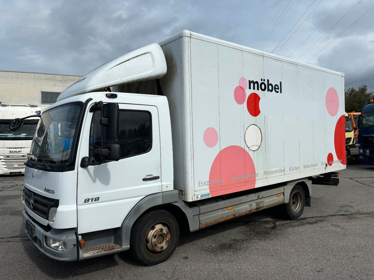 Mercedes-Benz Atego 818 Kurze Radstand Blattfederung - Fourgon grand volume: photos 5 Mercedes-Benz Atego 818 Kurze Radstand Blattfederung - Fourgon grand volume: photos 5