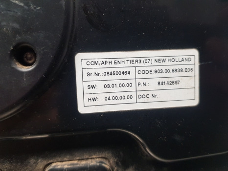 Système électrique New Holland T7030, T7040, T6000 Instrument Cluster, Dashboard 84142597, 47398377: photos 6