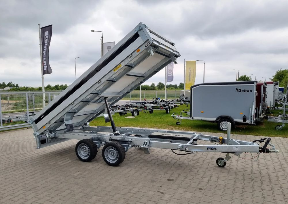 BRENDERUP TT5375 ATB 3,5T kiper 375 x 180 cm + najazdy - Remorque benne: photos 1 BRENDERUP TT5375 ATB 3,5T kiper 375 x 180 cm + najazdy - Remorque benne: photos 1