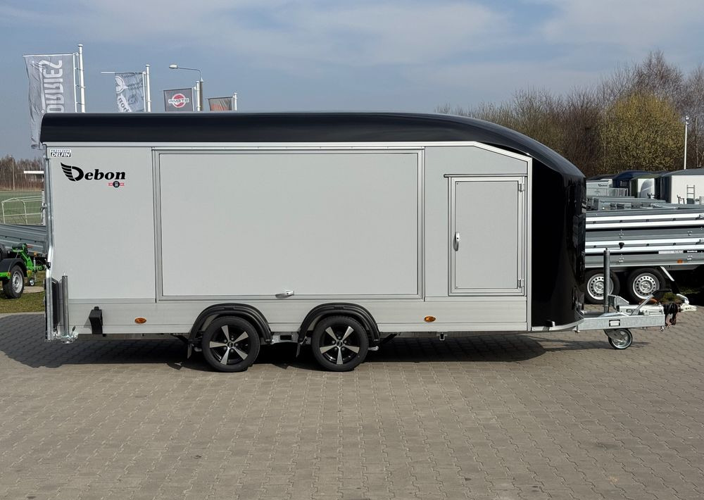 DEBON Debon C1000 - kryta laweta | 490 x 202 cm / 3500kg / felgi ALU / wciągarka elektryczna - Remorque porte-voitures: photos 3 DEBON Debon C1000 - kryta laweta | 490 x 202 cm / 3500kg / felgi ALU / wciągarka elektryczna - Remorque porte-voitures: photos 3