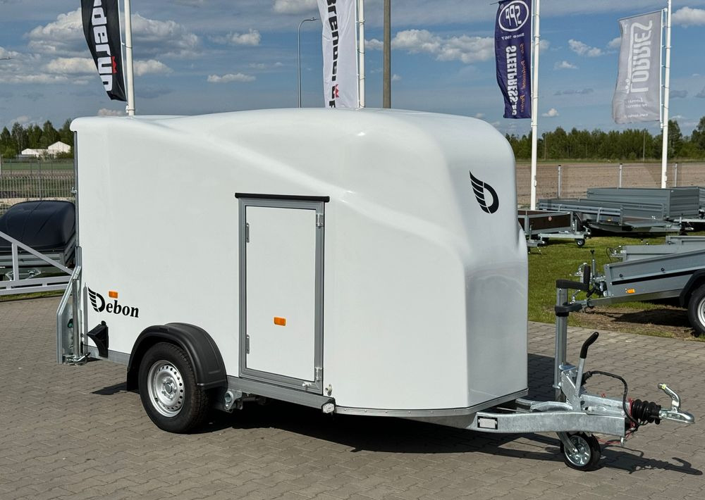DEBON Debon Cargo 1300 + drzwi boczne | 300 x 150 x 170 cm / 750 - 1300 kg - Remorque fourgon: photos 1 DEBON Debon Cargo 1300 + drzwi boczne | 300 x 150 x 170 cm / 750 - 1300 kg - Remorque fourgon: photos 1