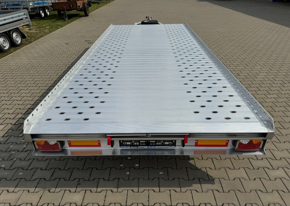 Remorque porte-voitures neuf Gromex L2-2700-5,2 laweta aluminiowa 5,2m 2700kg: photos 6