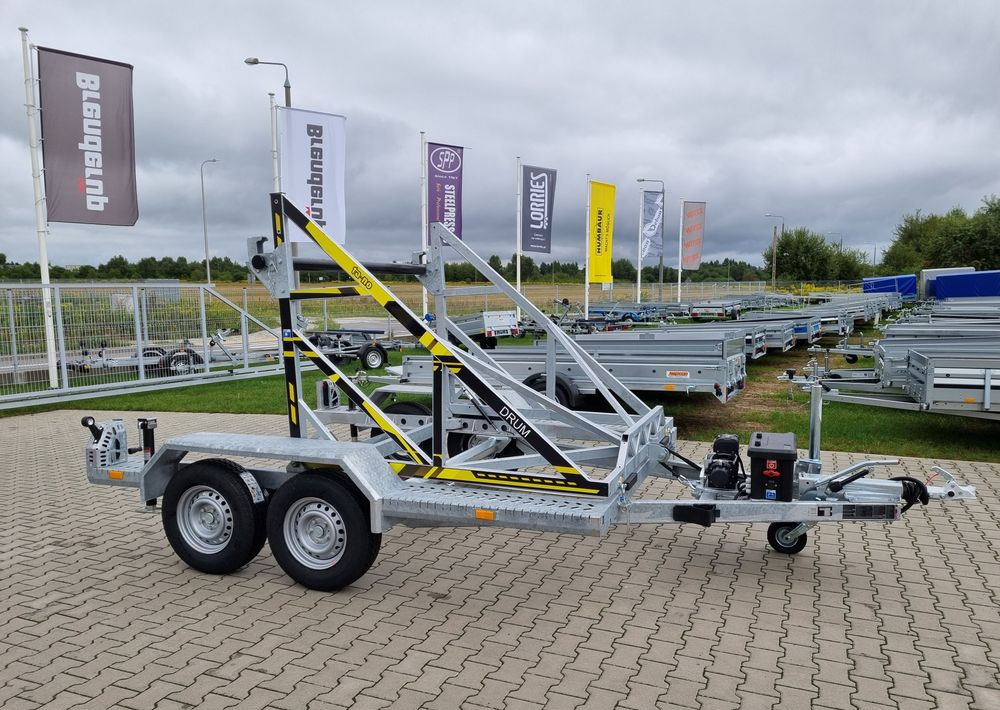 TA-NO DRUM 3500 PRO - cable trailer electric winch - Remorque porte-touret: photos 1 TA-NO DRUM 3500 PRO - cable trailer electric winch - Remorque porte-touret: photos 1