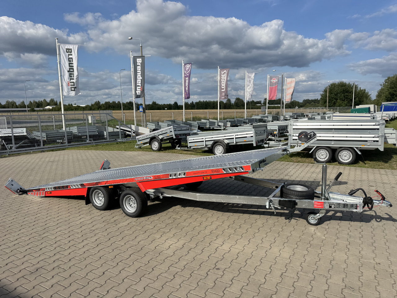 Remorque porte-voitures neuf TA-NO GRAVITY LOW 27.50 - 2700 kg | 500 x 210 cm: photos 16