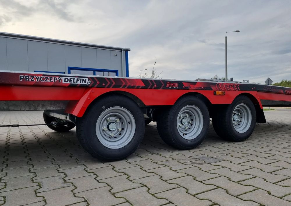 Remorque porte-voitures neuf TA-NO Scorpio 55 PREMIUM laweta 3 osiowa 5.5m 3500kg DMC najazdy niski załadunek: photos 18