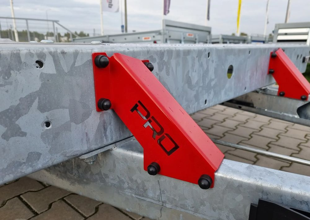 Remorque porte-voitures neuf TA-NO Scorpio 55 PREMIUM laweta 3 osiowa 5.5m 3500kg DMC najazdy niski załadunek: photos 16