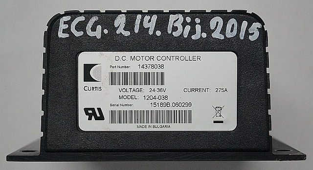 Curtis 14378038 | Rij regeling drive controller Curtis 1204-038 24-36V 275A sn. - Bloc de gestion pour Matériel de manutention: photos 3 Curtis 14378038 | Rij regeling drive controller Curtis 1204-038 24-36V 275A sn. - Bloc de gestion pour Matériel de manutention: photos 3