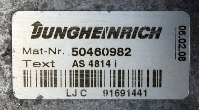 Jungheinrich 50460982 | Rij regeling Drive controller AS4814i from ETV214 year 2 - Bloc de gestion pour Matériel de manutention: photos 2 Jungheinrich 50460982 | Rij regeling Drive controller AS4814i from ETV214 year 2 - Bloc de gestion pour Matériel de manutention: photos 2