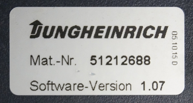 Jungheinrich 51159321 | Rij/hef regeling drive/lifting controller AS4814Ik Index - Bloc de gestion pour Matériel de manutention: photos 5 Jungheinrich 51159321 | Rij/hef regeling drive/lifting controller AS4814Ik Index - Bloc de gestion pour Matériel de manutention: photos 5