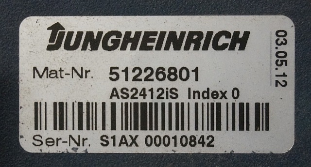 Jungheinrich 51226801 | Rij/hef/stuur regeling drive/lift/steering controller A - Bloc de gestion pour Matériel de manutention: photos 2 Jungheinrich 51226801 | Rij/hef/stuur regeling drive/lift/steering controller A - Bloc de gestion pour Matériel de manutention: photos 2