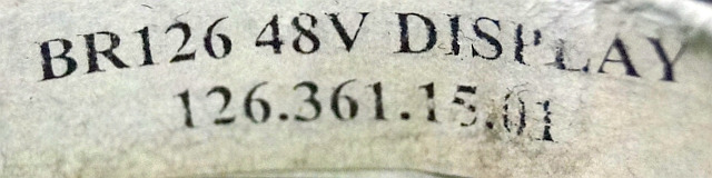 Linde 1263611591 | Monitoring display 48V sn. 328347 from P60 48V  - Panel de instrumentos pour Matériel de manutention: photos 3 Linde 1263611591 | Monitoring display 48V sn. 328347 from P60 48V  - Panel de instrumentos pour Matériel de manutention: photos 3