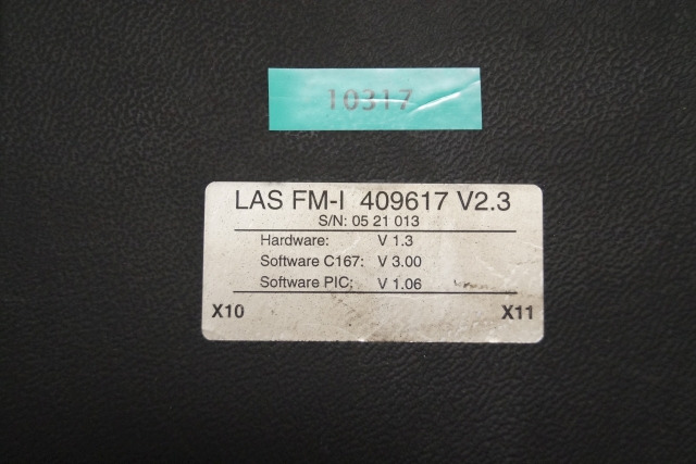 OM Pimespo 409617 | LAS FM-I V2.3 Sw. C167 V3.00 Sw PIC V1.06 LAS for XR14AC yea - Bloc de gestion pour Matériel de manutention: photos 2 OM Pimespo 409617 | LAS FM-I V2.3 Sw. C167 V3.00 Sw PIC V1.06 LAS for XR14AC yea - Bloc de gestion pour Matériel de manutention: photos 2