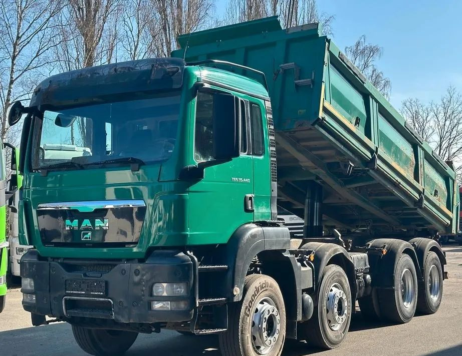 MAN TGS 35.440 8x4 | Wywrotka trójstronna | Meiller | Bordmatik | Retarder | Euro 5 | - Camion benne: photos 1 MAN TGS 35.440 8x4 | Wywrotka trójstronna | Meiller | Bordmatik | Retarder | Euro 5 | - Camion benne: photos 1