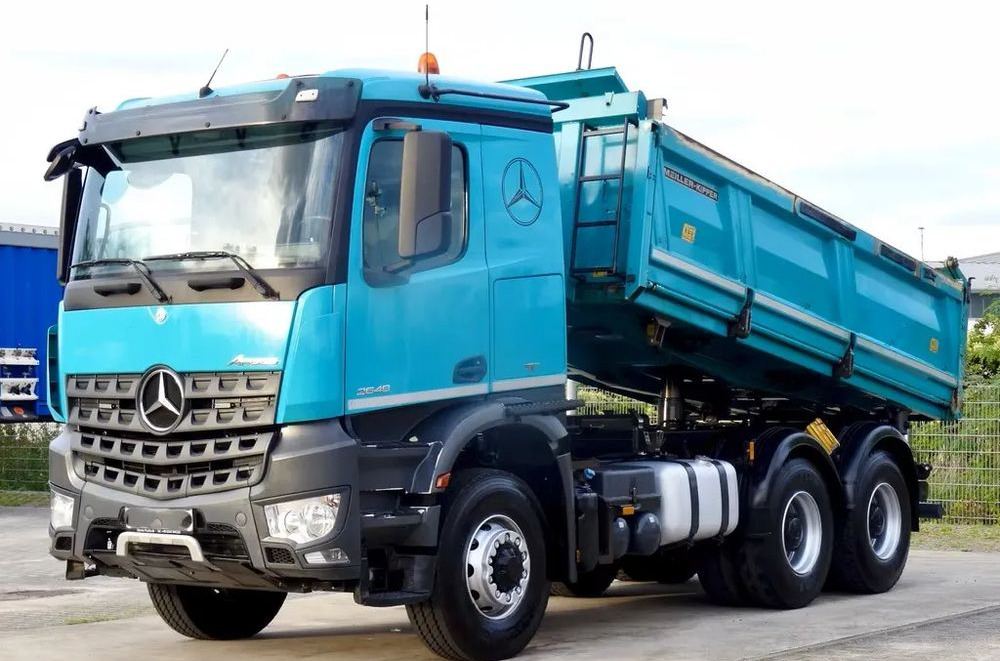Mercedes-Benz Arocs 2648 LK | Meiller | Bormatik | Euro 6c |Trójstronny wywrot | 6x6 | - Camion benne: photos 1 Mercedes-Benz Arocs 2648 LK | Meiller | Bormatik | Euro 6c |Trójstronny wywrot | 6x6 | - Camion benne: photos 1