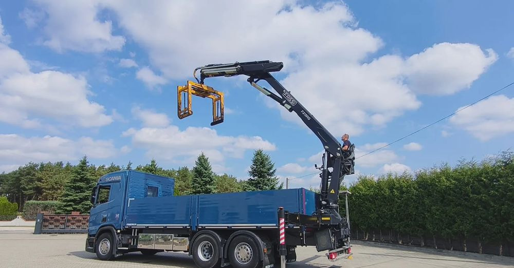 Scania R 500 6x2 z żurawiem Fassi F 215 AS – 2019 – Euro 6 –Retarder -Oś skrętna - Gotowa do pracy! - Camion grue, Camion plateau: photos 3 Scania R 500 6x2 z żurawiem Fassi F 215 AS – 2019 – Euro 6 –Retarder -Oś skrętna - Gotowa do pracy! - Camion grue, Camion plateau: photos 3
