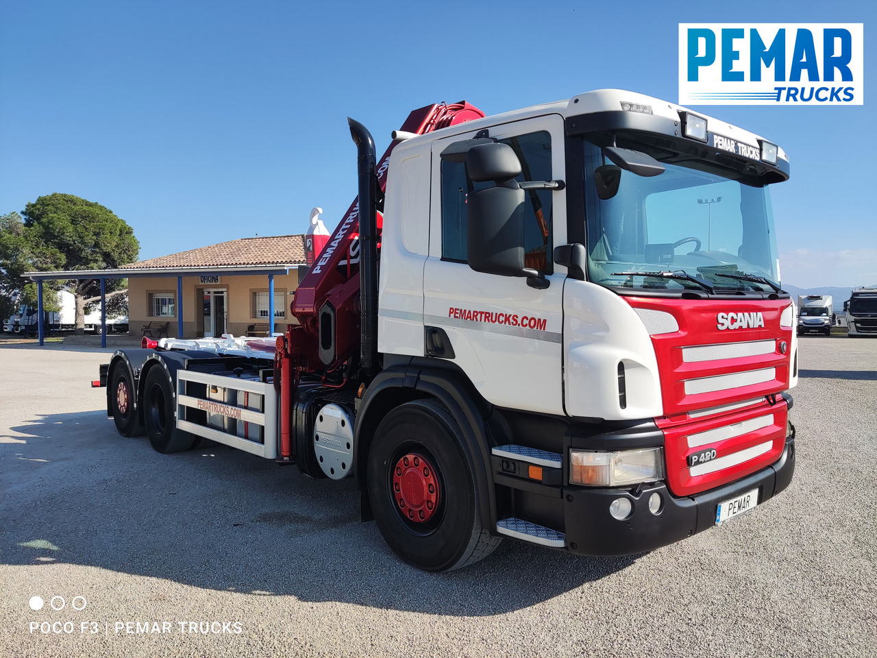 SCANIA P 420 GRUA GANCHO MULTILIFT 6X2 - Camion grue: photos 4 SCANIA P 420 GRUA GANCHO MULTILIFT 6X2 - Camion grue: photos 4