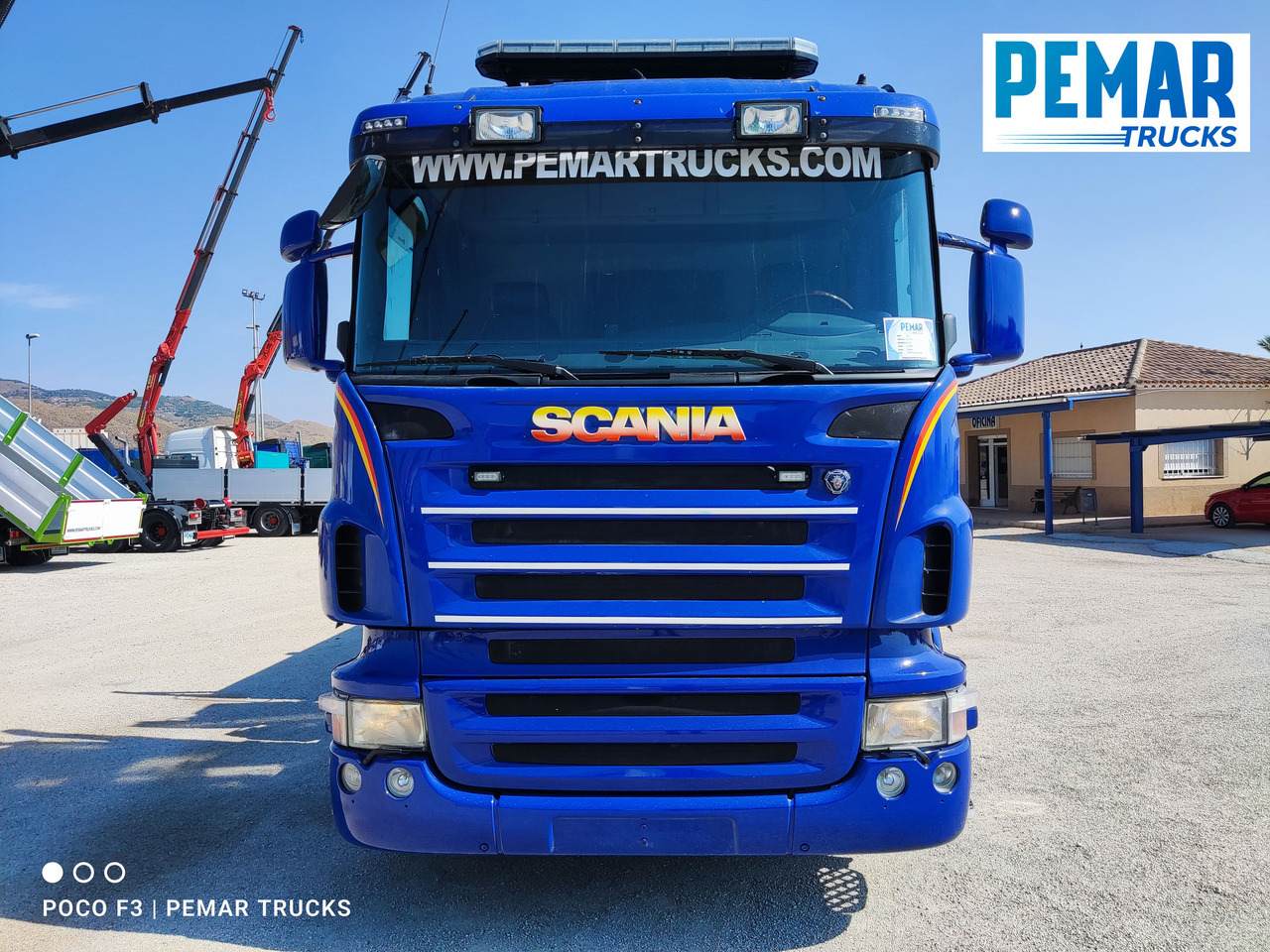 SCANIA R 420 6X2 GRUA PALFINGER PK 23002 BASCULANTE - Camion benne, Camion grue: photos 3 SCANIA R 420 6X2 GRUA PALFINGER PK 23002 BASCULANTE - Camion benne, Camion grue: photos 3