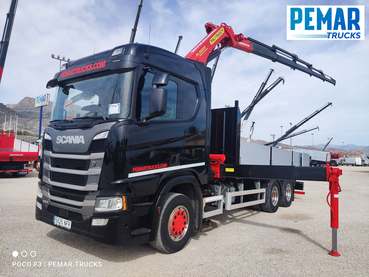 SCANIA R 500 6X2 GRUA CAJA FIJA - Camion grue: photos 1 SCANIA R 500 6X2 GRUA CAJA FIJA - Camion grue: photos 1