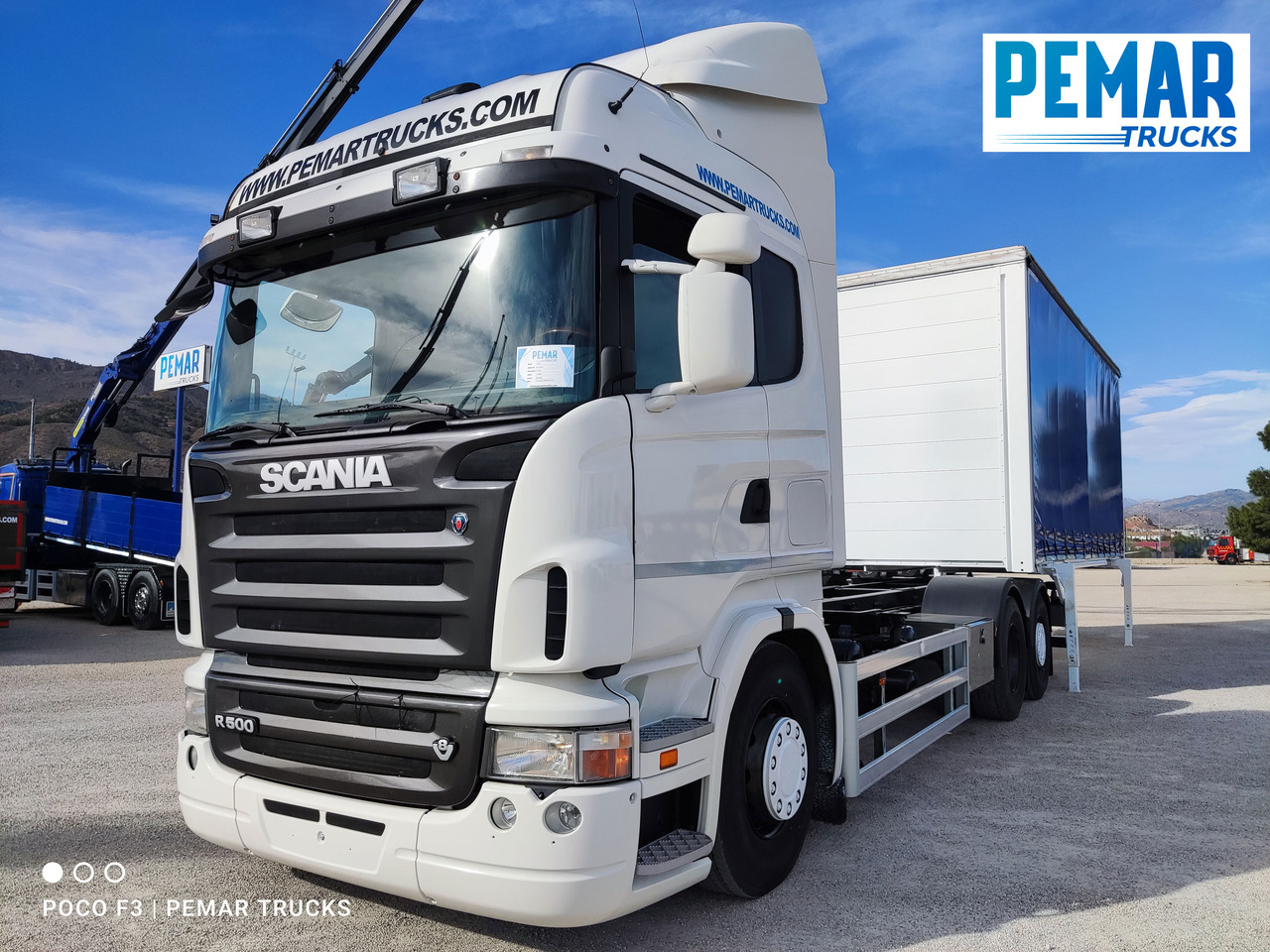 Camion porte-conteneur/ Caisse mobile SCANIA R 500 6X2 TAUTLINER CAJA INTERCAMBIABLE: photos 34 Camion porte-conteneur/ Caisse mobile SCANIA R 500 6X2 TAUTLINER CAJA INTERCAMBIABLE: photos 34