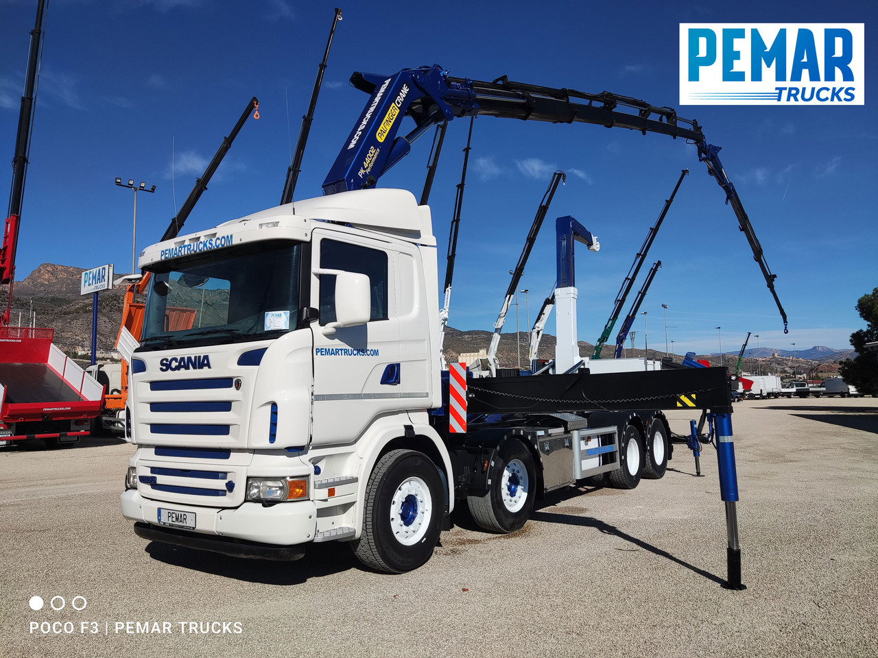 SCANIA R 500 GRUA GANCHO MULTILIFT - Camion porte-conteneur/ Caisse mobile, Camion grue: photos 1 SCANIA R 500 GRUA GANCHO MULTILIFT - Camion porte-conteneur/ Caisse mobile, Camion grue: photos 1