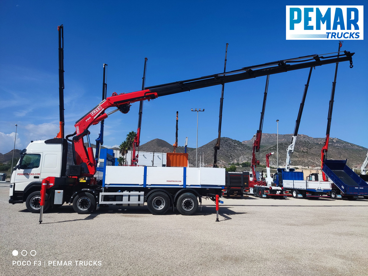VOLVO FM 500 8X2 GRUA CAJA FIJA 32T - Camion grue: photos 4 VOLVO FM 500 8X2 GRUA CAJA FIJA 32T - Camion grue: photos 4