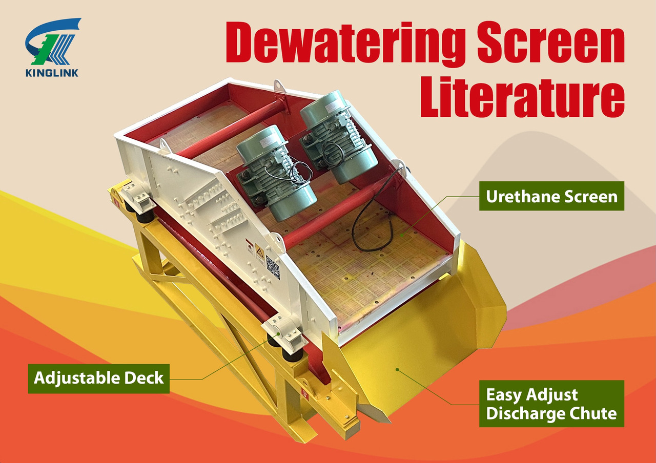 Kinglink DS1230 Dewatering Screen - Crible: photos 1 Kinglink DS1230 Dewatering Screen - Crible: photos 1