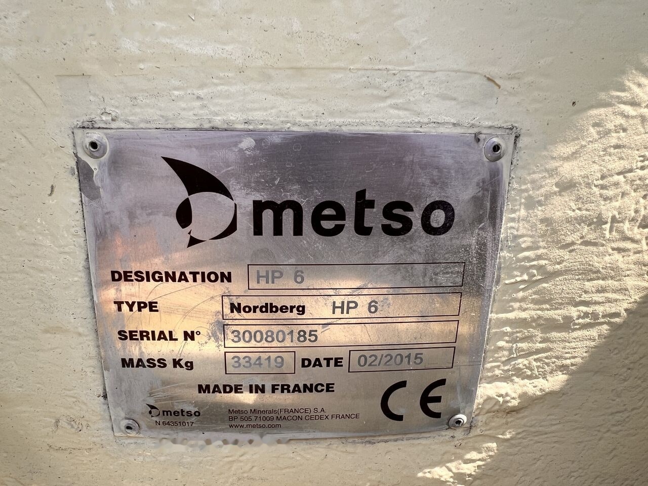 Metso Nordberg HP6 Cone Crusher | Hard Stone - Concasseur à cône: photos 3 Metso Nordberg HP6 Cone Crusher | Hard Stone - Concasseur à cône: photos 3