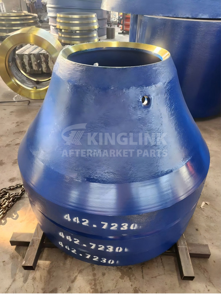 KINGLINK High Manganese Steel Mantle B 442.7230 and Concave Ring 442.8419 For CH440 Cone Crusher - Pièces de rechange: photos 3 KINGLINK High Manganese Steel Mantle B 442.7230 and Concave Ring 442.8419 For CH440 Cone Crusher - Pièces de rechange: photos 3