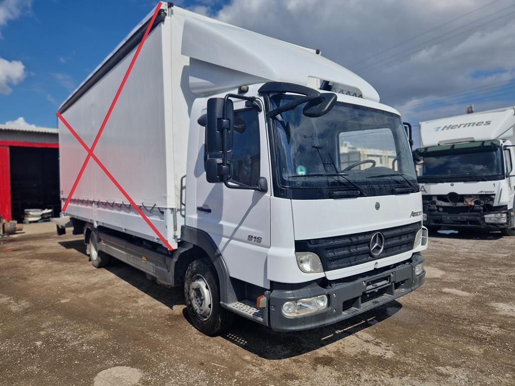 MERCEDES-BENZ ATEGO 816 - Camion à rideaux coulissants: photos 2 MERCEDES-BENZ ATEGO 816 - Camion à rideaux coulissants: photos 2