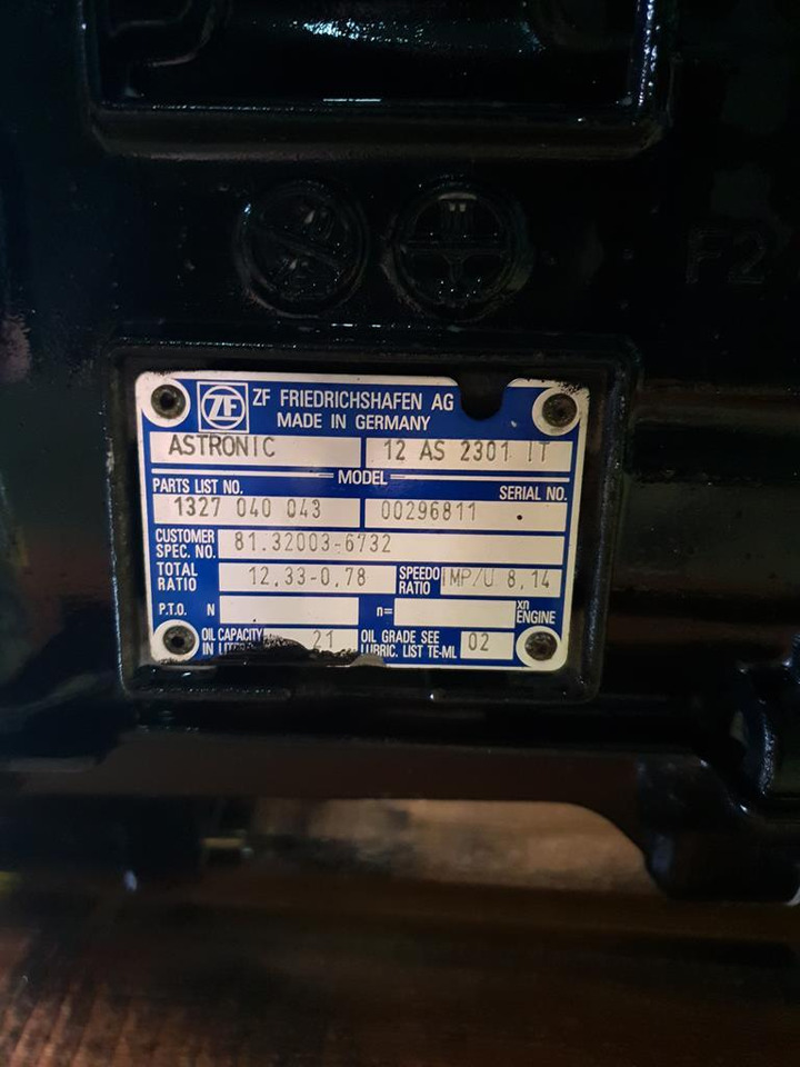 ZF ASTRONIC 12 AS 2301 IT FOR MAN - WITH INTARDER - Boîte de vitesse pour Camion: photos 5 ZF ASTRONIC 12 AS 2301 IT FOR MAN - WITH INTARDER - Boîte de vitesse pour Camion: photos 5