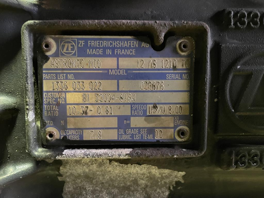 Boîte de vitesse pour Camion ZF ASTRONIC MID 12 AS 1210 TO: photos 6 Boîte de vitesse pour Camion ZF ASTRONIC MID 12 AS 1210 TO: photos 6
