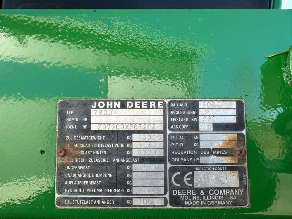 Ensileuse John Deere 7200: photos 15 Ensileuse John Deere 7200: photos 15