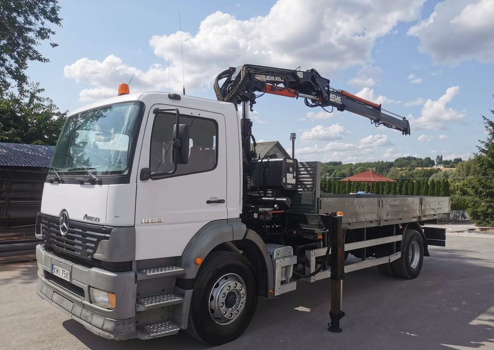 Mercedes-Benz Atego 1823 żuraw HDS Atlas 105.2 koła 315/80R22,5 - Camion plateau, Camion grue: photos 1 Mercedes-Benz Atego 1823 żuraw HDS Atlas 105.2 koła 315/80R22,5 - Camion plateau, Camion grue: photos 1