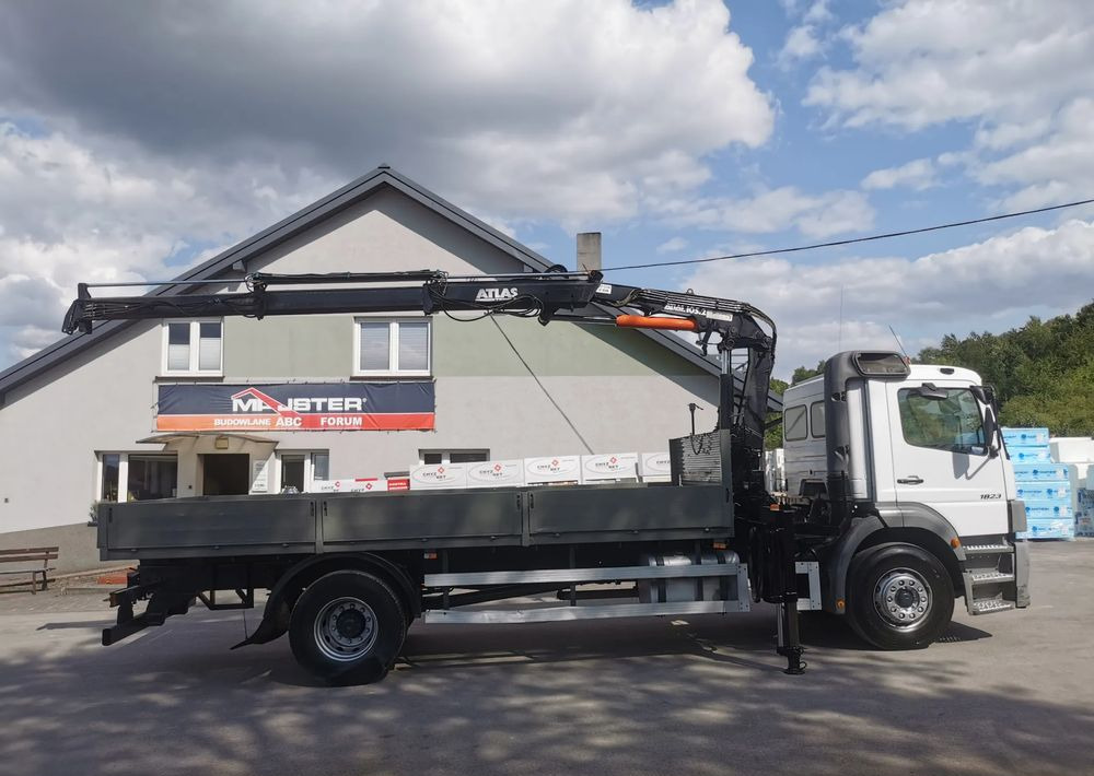 Mercedes-Benz Atego 1823 żuraw HDS Atlas 105.2 koła 315/80R22,5 - Camion plateau, Camion grue: photos 3 Mercedes-Benz Atego 1823 żuraw HDS Atlas 105.2 koła 315/80R22,5 - Camion plateau, Camion grue: photos 3