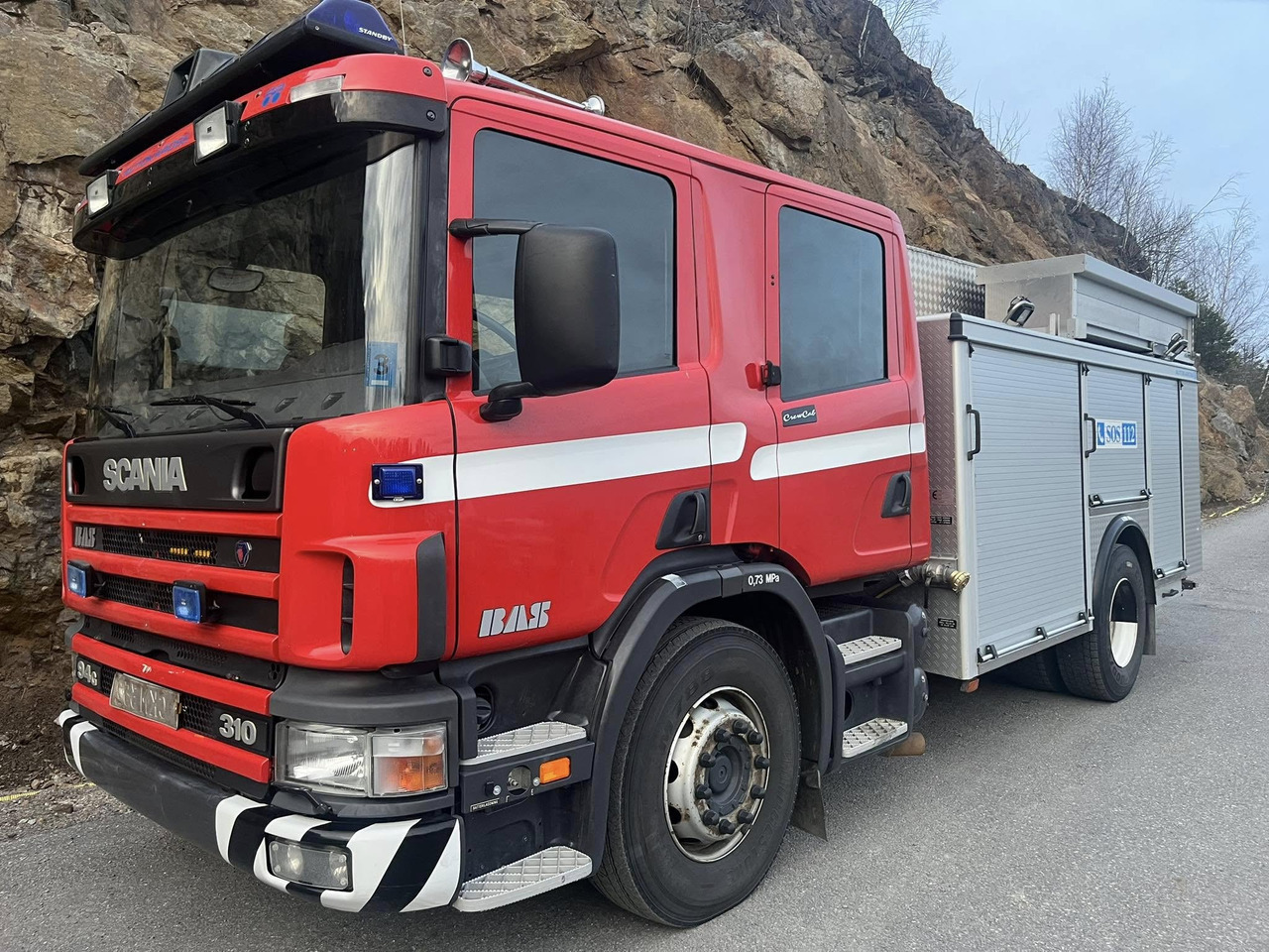 Scania P94GB 4x2 NA 310 - fire engine - RESERVERAD !! - Camion de pompier: photos 1 Scania P94GB 4x2 NA 310 - fire engine - RESERVERAD !! - Camion de pompier: photos 1