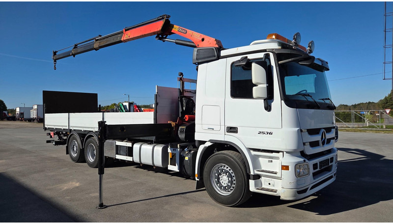 Mercedes-Benz Actros 2536 6X2 Palfinger PK16502 - Camion plateau, Camion grue: photos 2 Mercedes-Benz Actros 2536 6X2 Palfinger PK16502 - Camion plateau, Camion grue: photos 2