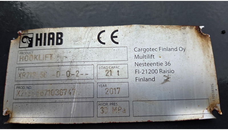 Camion ampliroll, Camion grue Mercedes-Benz Arocs 3253 8X4*4 Fassi F295: photos 17