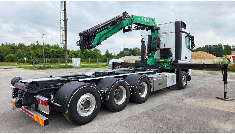 Camion ampliroll, Camion grue Mercedes-Benz Arocs 3253 8X4*4 Fassi F295: photos 8