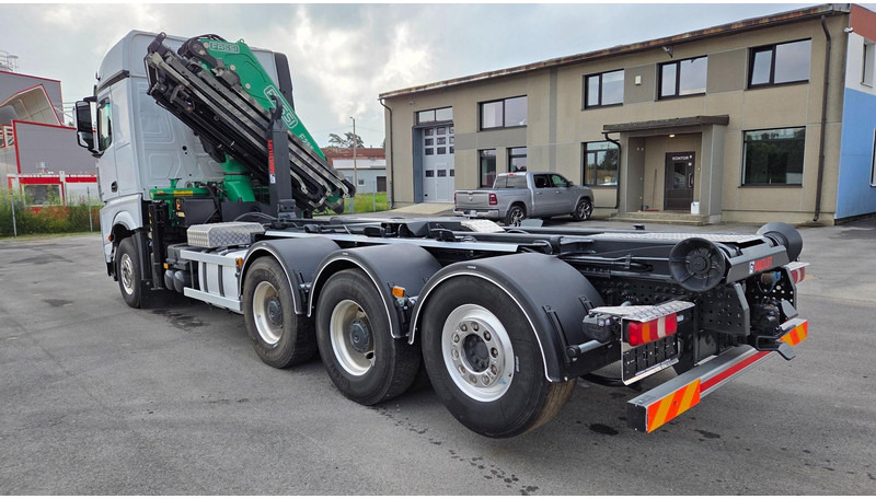 Camion ampliroll, Camion grue Mercedes-Benz Arocs 3253 8X4*4 Fassi F295: photos 6