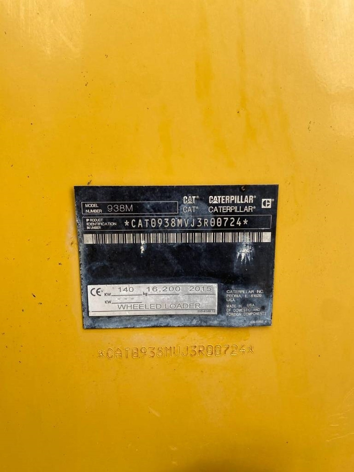 Chargeuse sur pneus CAT 938 M (Bucket + Forks): photos 9 Chargeuse sur pneus CAT 938 M (Bucket + Forks): photos 9