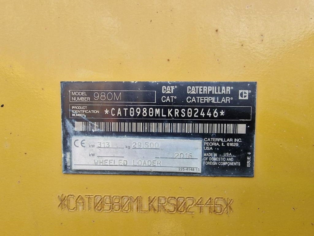 CAT 980 M (Comes with bucket / Under Preparation) - Chargeuse sur pneus: photos 3 CAT 980 M (Comes with bucket / Under Preparation) - Chargeuse sur pneus: photos 3