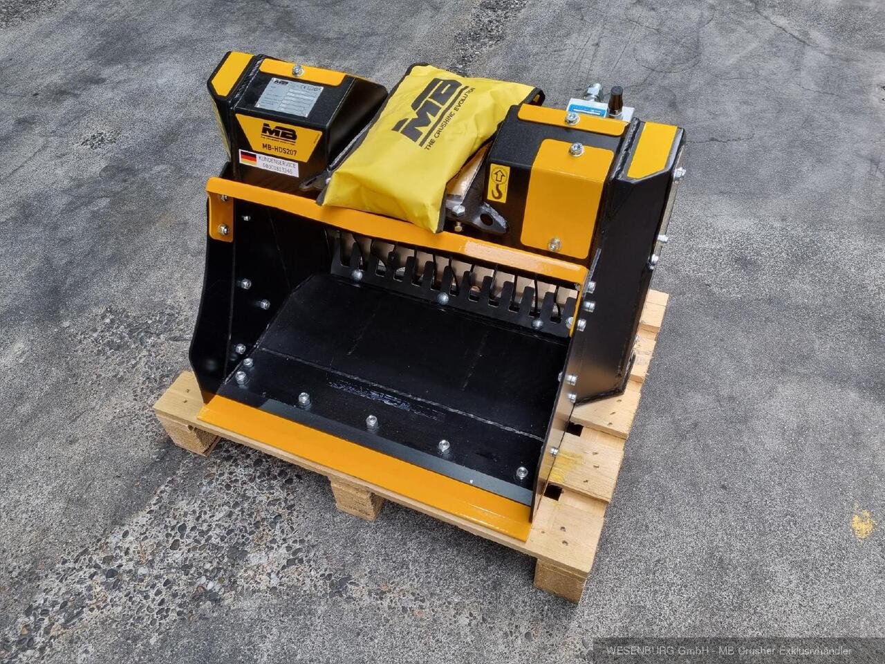 MB Crusher Schaufelseparator Separator MB-HDS 207 / 1,3 - 2,8 t - Godet de tri pour Engins de chantier: photos 1 MB Crusher Schaufelseparator Separator MB-HDS 207 / 1,3 - 2,8 t - Godet de tri pour Engins de chantier: photos 1