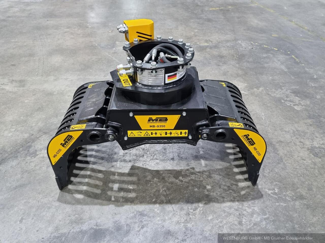 MB Crusher Sortiergreifer MB-G350 Anbauklasse 1,3 - 2,6 t - Grappin pour Engins de chantier: photos 1 MB Crusher Sortiergreifer MB-G350 Anbauklasse 1,3 - 2,6 t - Grappin pour Engins de chantier: photos 1